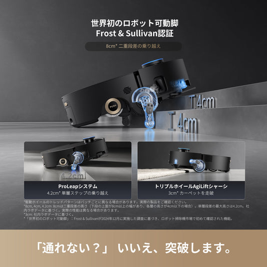 【BLACK FRIDAY 2025】Dreame ドリーミー Aqua10 Ultra Roller ロボット掃除機 掃除の新基準｜かしこく巡回・段差乗り越え・モップ自動洗浄