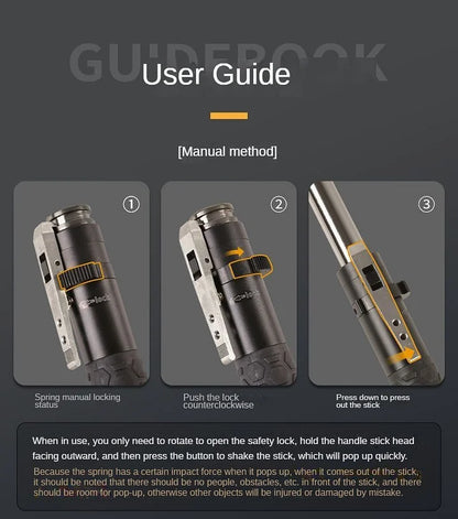 Car-mounted Automatic Spring Baton: Legal Self-Defense