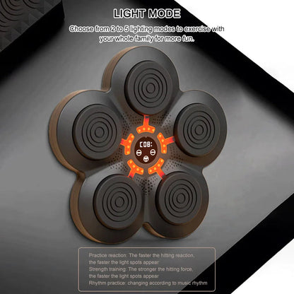 Boxing Machine Bluetooth Musical Interactive Training with 2-5 lights