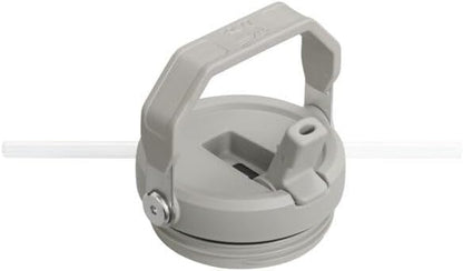 Iceflow Stainless Steel Tumbler - Vacuum Insulated Water Bottle for Home, Office or Car Reusable Cup with Straw Leak Resistant Flip Cold for 12 Hours or Iced for 2 Days, Ash, 30 OZ / 0.89 L