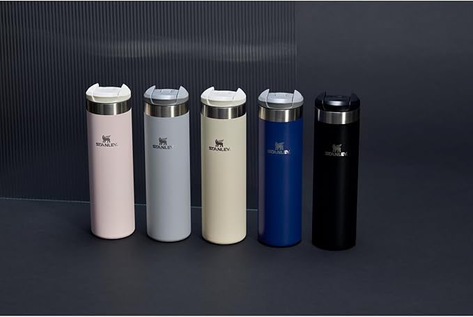 Aerolight Transit Bottle 20 Oz | Locking Drink through Lid | Leak Resistant Water Bottle or Coffee Travel Mug | Lightweight Insulated Stainless Steel | Bpa-Free | Black