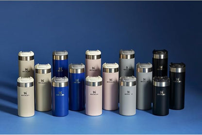 Aerolight Transit Bottle 20 Oz | Locking Drink through Lid | Leak Resistant Water Bottle or Coffee Travel Mug | Lightweight Insulated Stainless Steel | Bpa-Free | Black