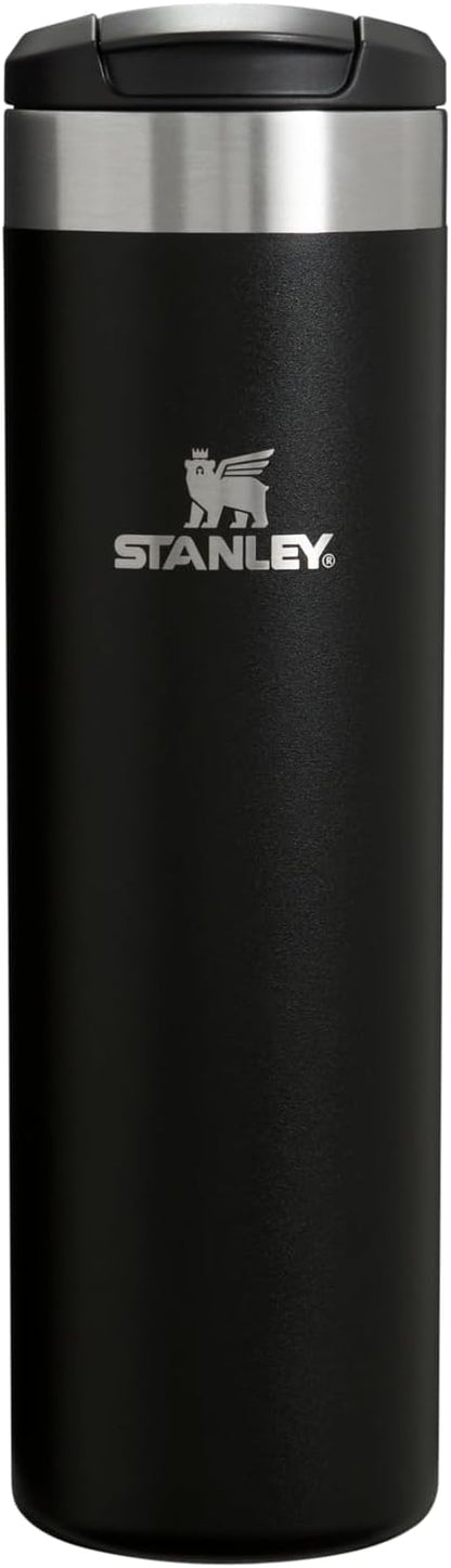 Aerolight Transit Bottle 20 Oz | Locking Drink through Lid | Leak Resistant Water Bottle or Coffee Travel Mug | Lightweight Insulated Stainless Steel | Bpa-Free | Black