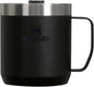 Stay-Hot Camp Mug 12 Oz | Press Fit Drink through Lid | Cup for Coffee, Tea and Drinks | Insulated Stainless Steel Coffee Mug | Bpa-Free | Black 2.0
