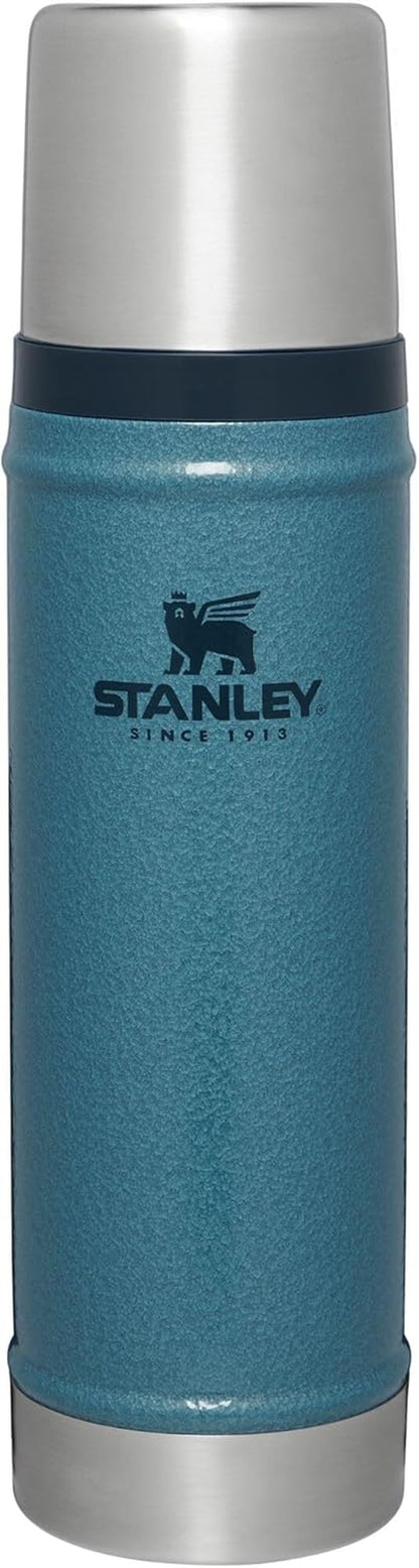 Classic Legendary Vacuum Bottle 1.5 Qt | Wide Mouth with Leakproof Cup Lid | Keep Drinks Hot or Cold | Packable for Travel | Insulated Stainless Steel Thermos | Bpa-Free | Hammertone Green