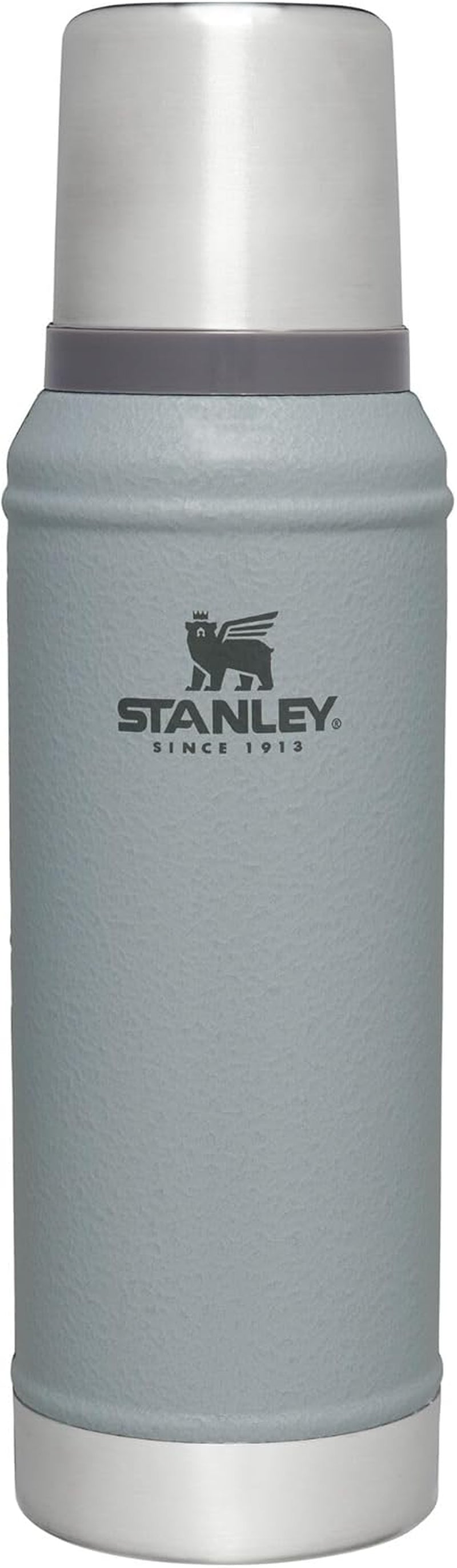 Classic Legendary Vacuum Bottle 1.5 Qt | Wide Mouth with Leakproof Cup Lid | Keep Drinks Hot or Cold | Packable for Travel | Insulated Stainless Steel Thermos | Bpa-Free | Hammertone Green