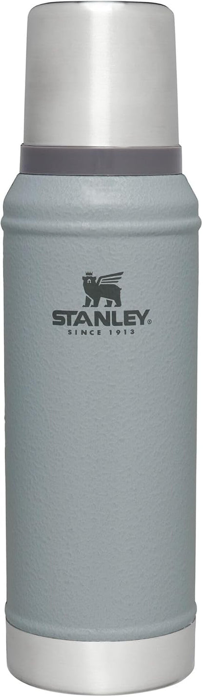 Classic Legendary Vacuum Bottle 1.5 Qt | Wide Mouth with Leakproof Cup Lid | Keep Drinks Hot or Cold | Packable for Travel | Insulated Stainless Steel Thermos | Bpa-Free | Hammertone Green