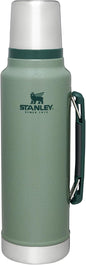 Classic Legendary Vacuum Bottle 1.5 Qt | Wide Mouth with Leakproof Cup Lid | Keep Drinks Hot or Cold | Packable for Travel | Insulated Stainless Steel Thermos | Bpa-Free | Hammertone Green