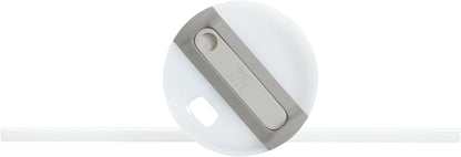 Quencher H2.0 Tumbler with Handle and Straw 40 Oz | Flowstate 3-Position Lid | Cup Holder Compatible for Travel | Insulated Stainless Steel Cup | Bpa-Free | Stone