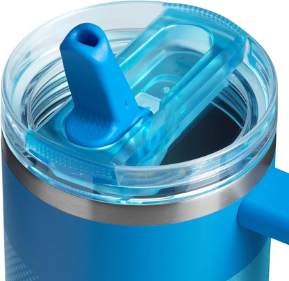 Quencher Protour Flip Straw Tumbler with Leakproof Lid | Built-In Straw & Handle | Cupholder Compatible for Travel | Insulated Stainless Steel Cup | Bpa-Free