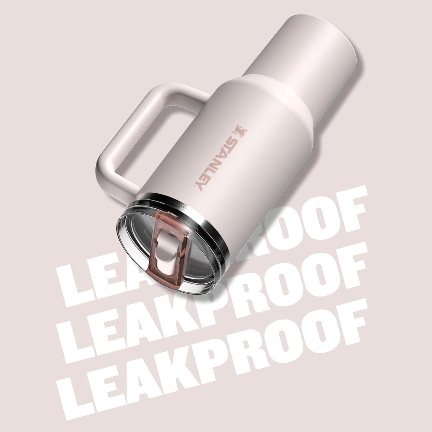 Quencher Protour Flip Straw Tumbler with Leakproof Lid | Built-In Straw & Handle | Cupholder Compatible for Travel | Insulated Stainless Steel Cup | Bpa-Free