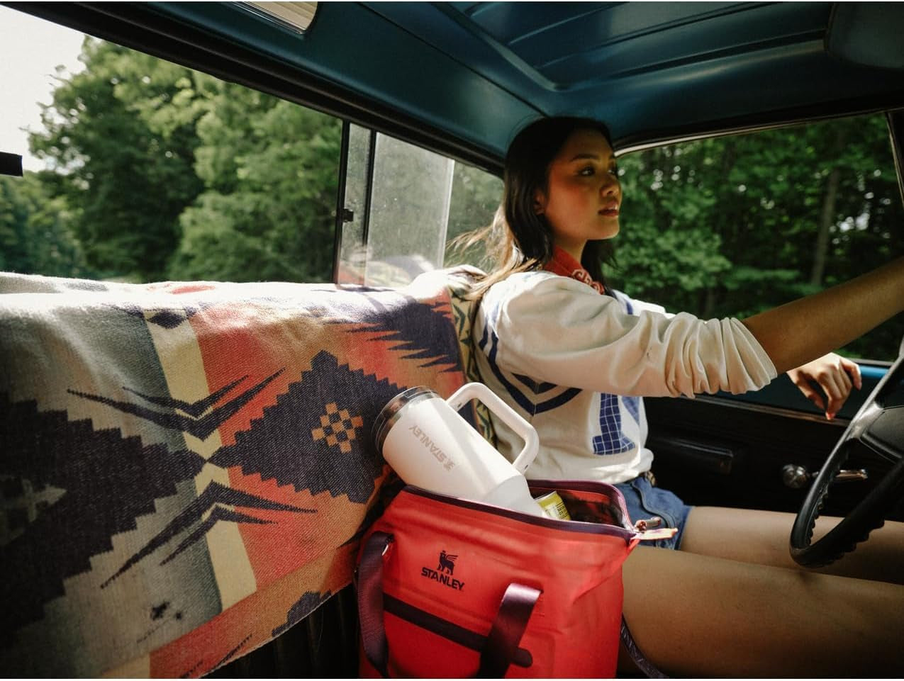 Quencher Protour Flip Straw Tumbler with Leakproof Lid | Built-In Straw & Handle | Cupholder Compatible for Travel | Insulated Stainless Steel Cup | Bpa-Free