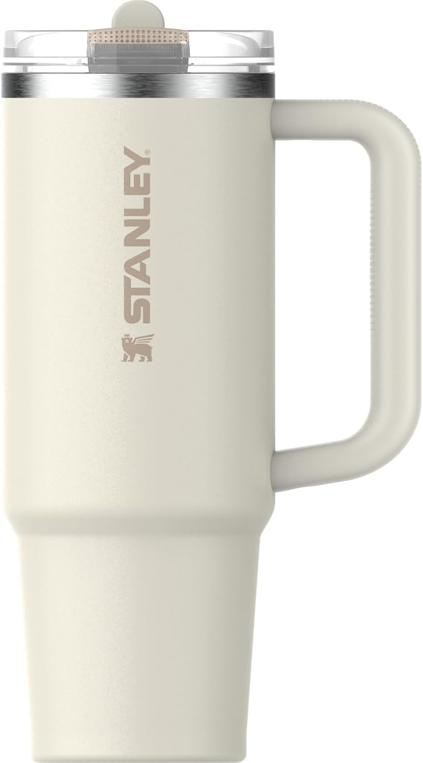 Quencher Protour Flip Straw Tumbler with Leakproof Lid | Built-In Straw & Handle | Cupholder Compatible for Travel | Insulated Stainless Steel Cup | Bpa-Free