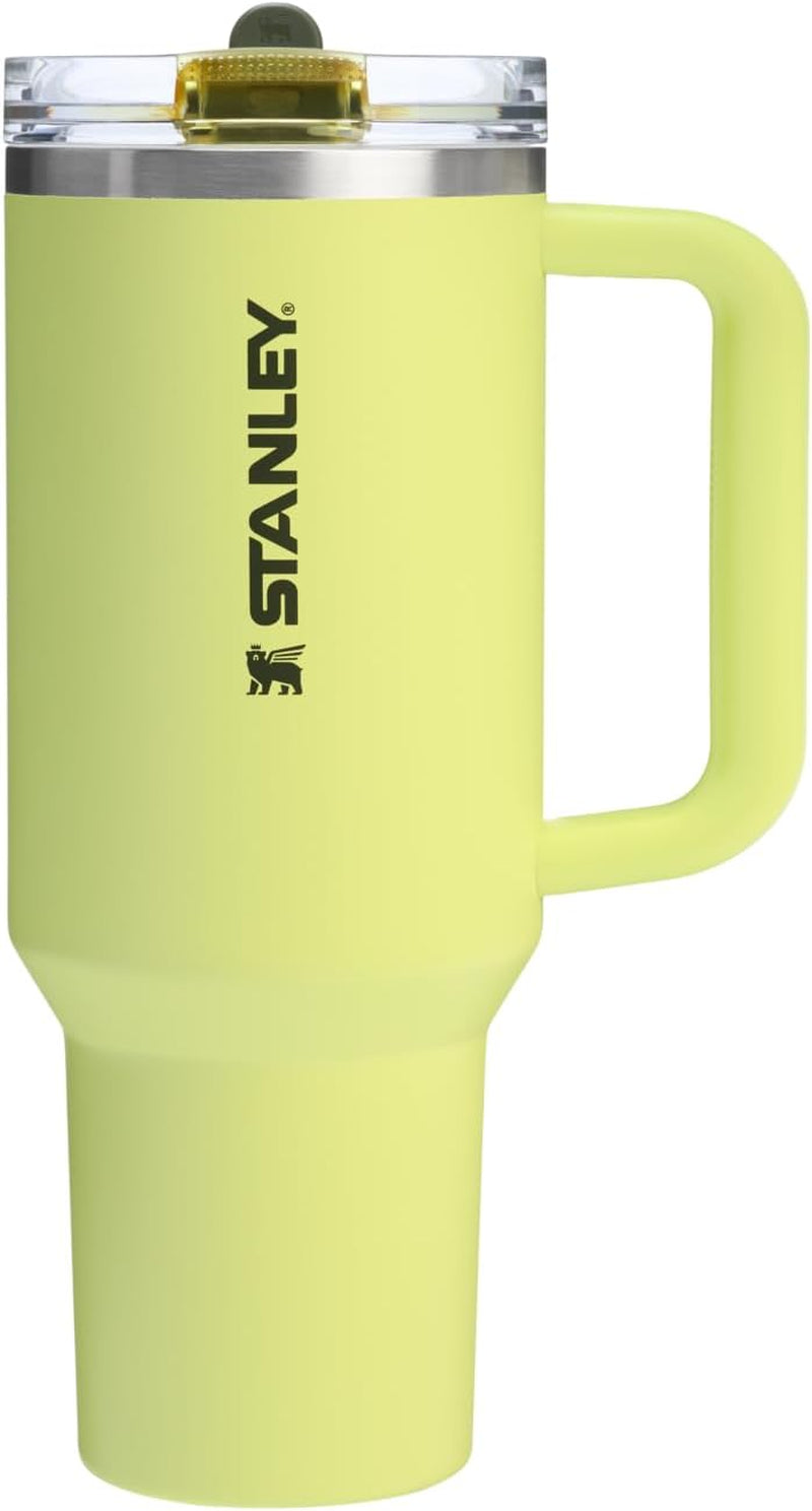 Quencher Protour Flip Straw Tumbler with Leakproof Lid | Built-In Straw & Handle | Cupholder Compatible for Travel | Insulated Stainless Steel Cup | Bpa-Free