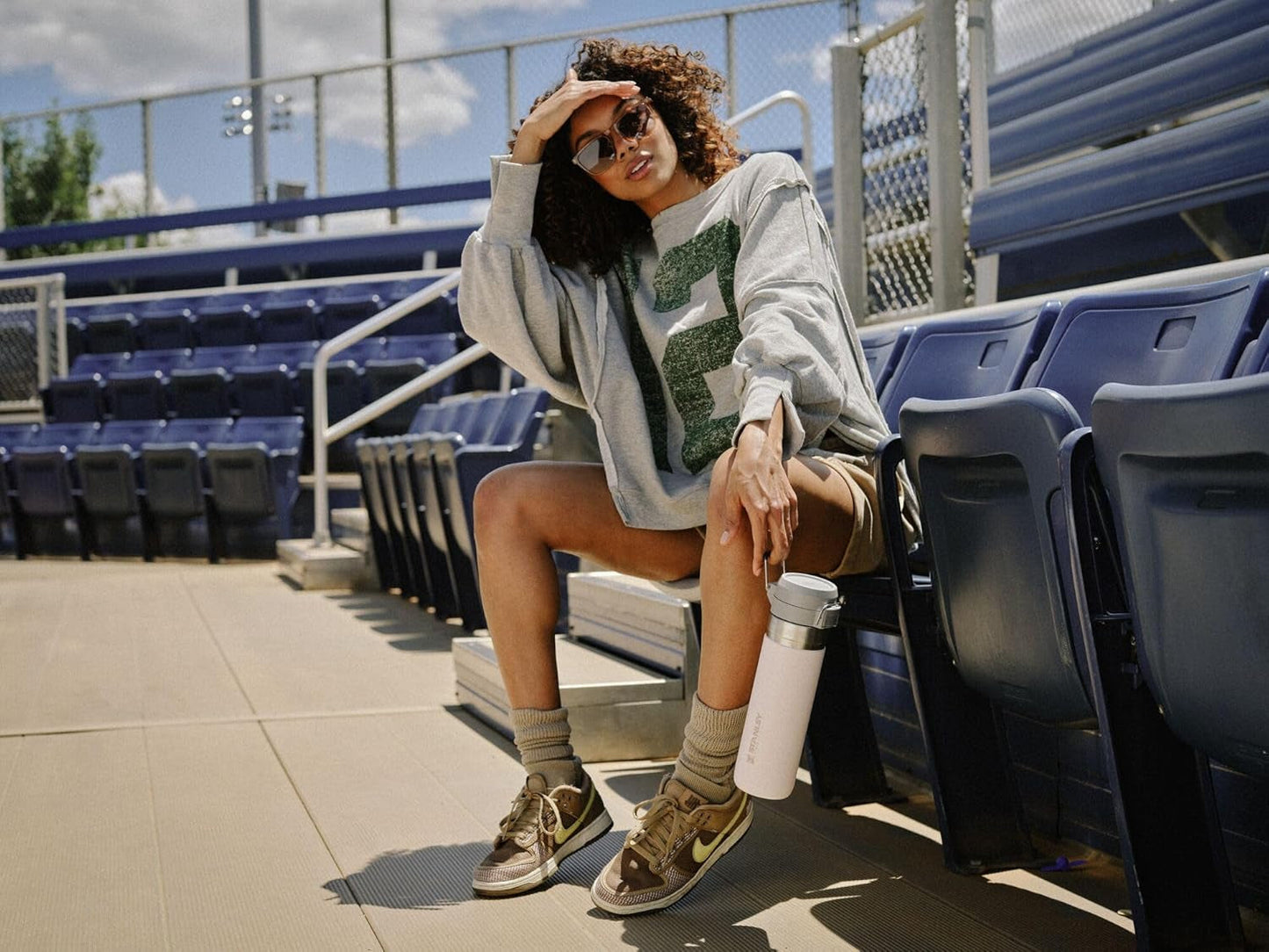 Quick Flip GO Water Bottle 36 Oz | Push Button Lid | Leakproof and Packable for Travel and Sports | Insulated Stainless Steel | Bpa-Free | Black