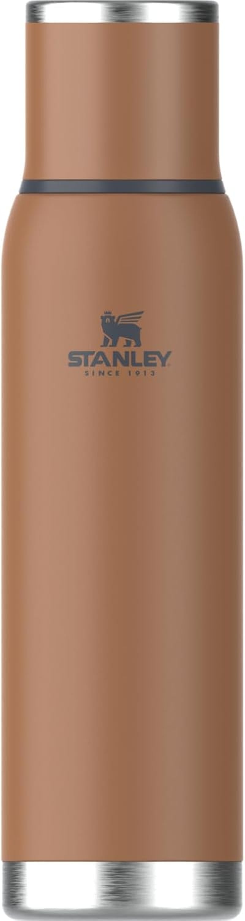 Adventure-To-Go Vacuum Bottle 25 Oz | Wide Mouth with Leakproof Cup Lid | Keep Drinks Hot or Cold | Packable for Travel | Insulated Stainless Steel Thermal Bottle | Bpa-Free | Hammertone Green