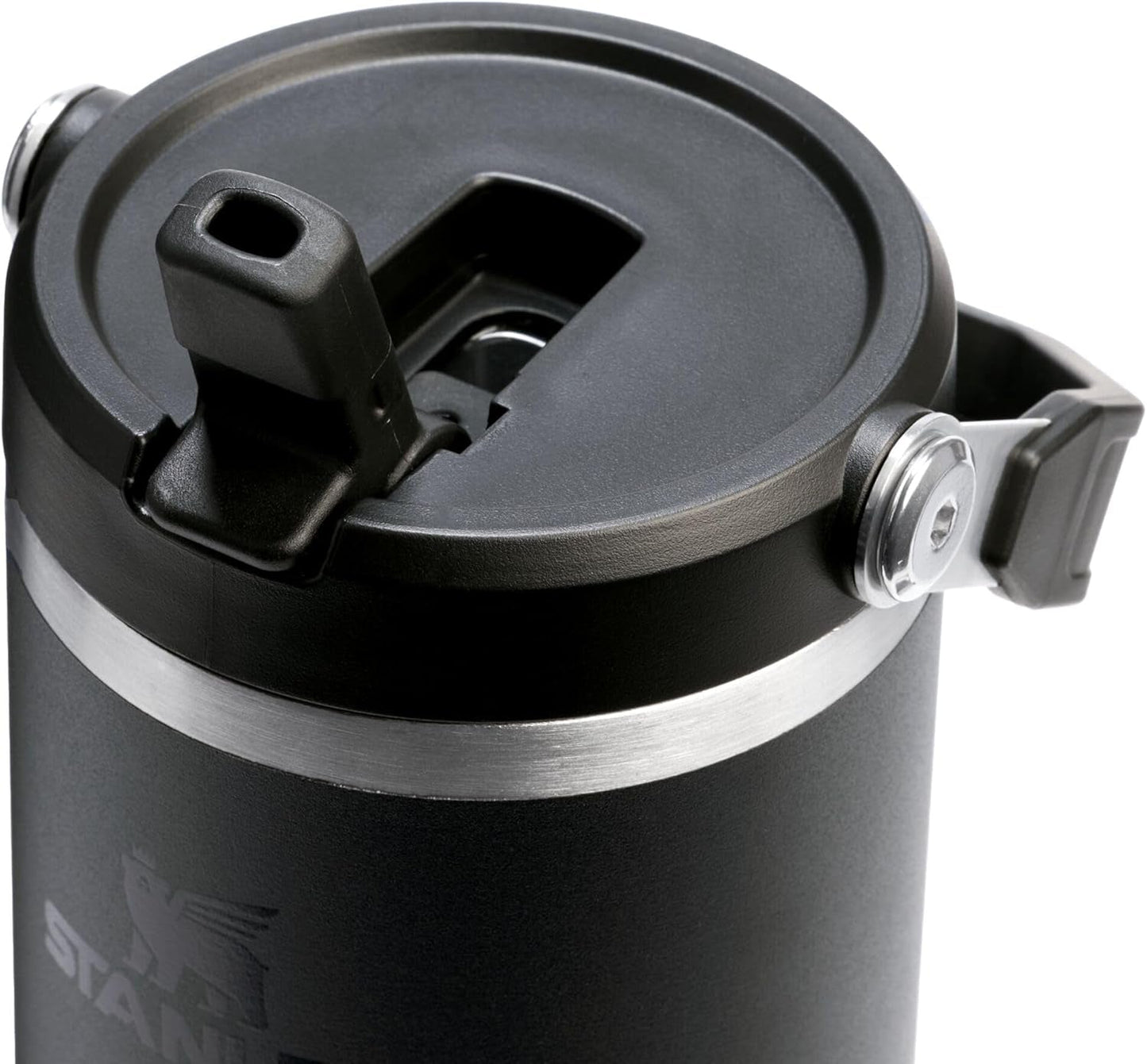 Iceflow 2.0 Flip Straw Tumbler with Handle 30 Oz | Twist on Lid and Flip up Straw | Leak Resistant Water Bottle | Insulated Stainless Steel | Bpa-Free | Black 2.0